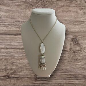 Kendra Scott Rayne Ivory Mother of Pearl Pendant Necklace